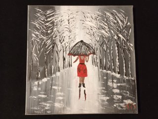 2 Cuadros Óleo Tras la Lluvia ES 30x30