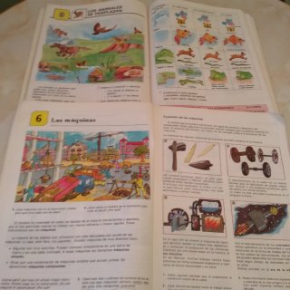Lote 2 libros de texto aventura 3 y 5 de ciencias.