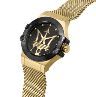 Reloj Maserati Hombre Negro y Dorado