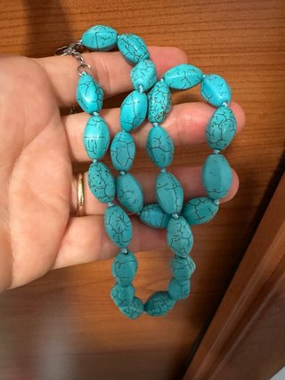 Collana Pietra Naturale Turchese