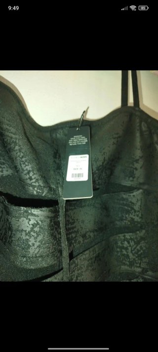 Vestido de fiesta negro largo