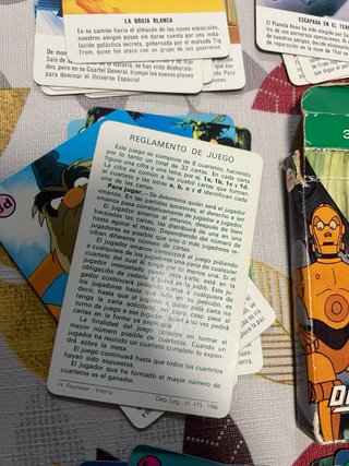 Baraja Completa de cartas Ewoks Droids Fournier