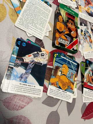 Baraja Completa de cartas Ewoks Droids Fournier