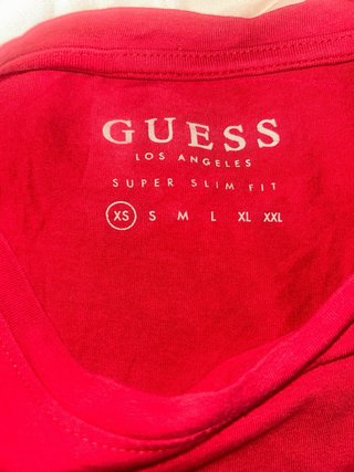 Camiseta Guess Roja Talla Xs