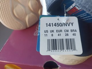 Sandalias Skechers Talla 41 Azul/Gris