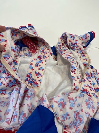 282 Vestido Flamenco Niña Estampado Floral