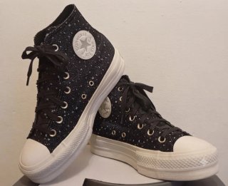 Zapatillas Converse All Star Botas Negras Talla 38