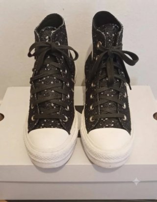 Zapatillas Converse All Star Botas Negras Talla 38