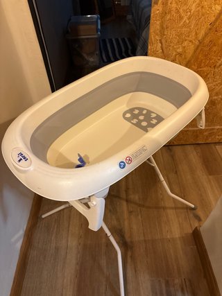 Bañera y soporte para bebé