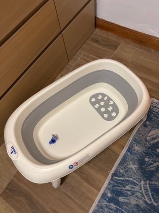 Bañera y soporte para bebé