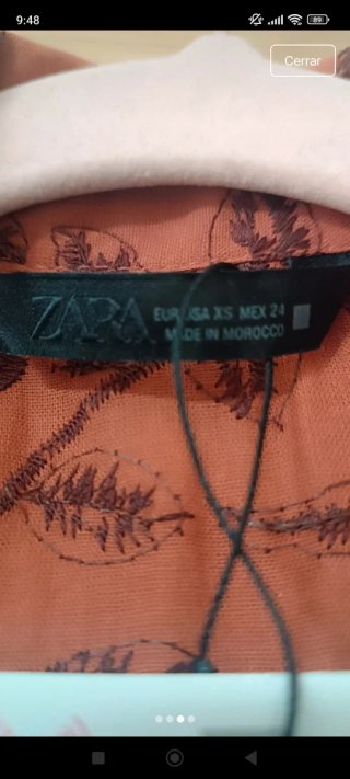 Blusa Zara bordada