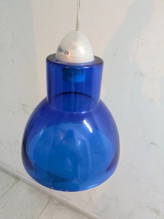 Lámpara de techo morada