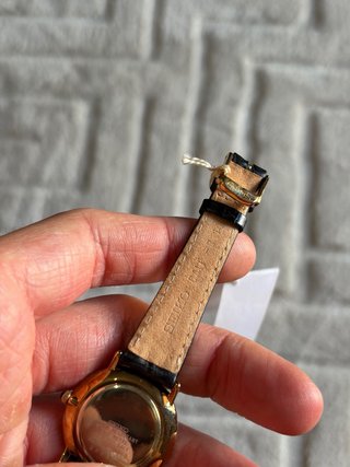 Seiko Quartz Donna Vera Pelle Nuovo NOS 30mm
