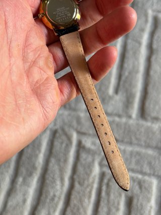 Seiko Quartz Donna Vera Pelle Nuovo NOS 30mm