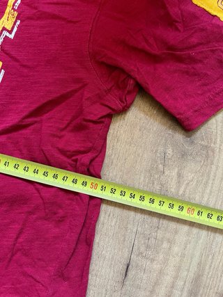 Maglietta Iowa State Bordeaux Uomo L USA Vintage