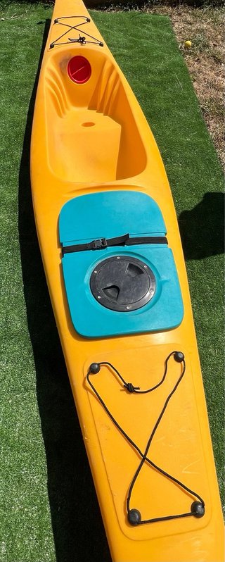 Kayak 1 plaza amarillo - buen estado.