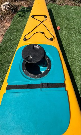 Kayak 1 plaza amarillo - buen estado.