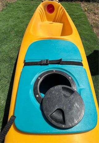 Kayak 1 plaza amarillo - buen estado.
