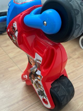 Moto Patrulla Canina Roja y Azul Infantil