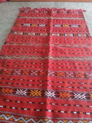 Alfombra Bereber 37x60cm Hecha a Mano