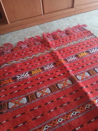 Alfombra Bereber 37x60cm Hecha a Mano