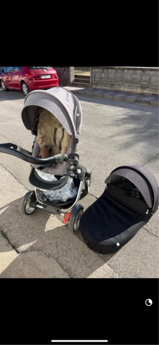 Carrito Stokke con accesorios