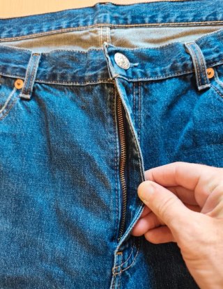 Levi's 581 Straight Uomo W42 Accorciati