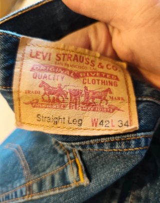 Levi's 581 Straight Uomo W42 Accorciati