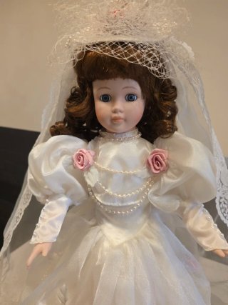 Muñeca de porcelana 50 cm