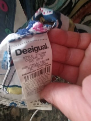 Camisa Desigual Talla XL Multicolor