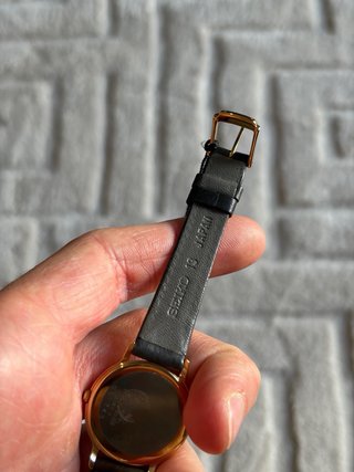 Seiko Quartz Donna Vera Pelle NUOVO NOS 28mm