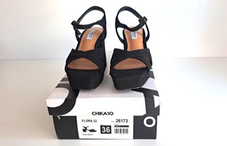 Sandalias negras "chika 10" - Talla 36,37,38,39,40