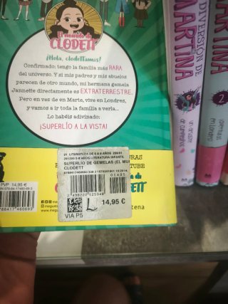 Colección de cinco libros de Martina, están nuevos
