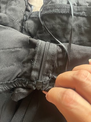 Vestido largo Lefties palabra de honor volantes Ta