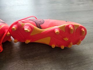 Botas de fútbol Puma Talla 32 Naranja/Rosa