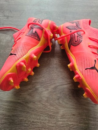 Botas de fútbol Puma Talla 32 Naranja/Rosa