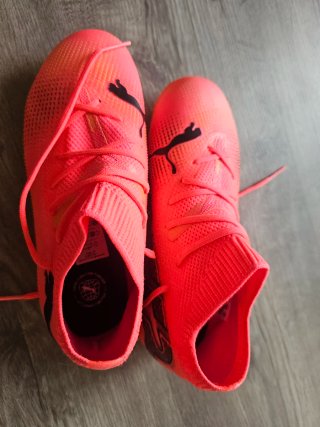 Botas de fútbol Puma Talla 32 Naranja/Rosa
