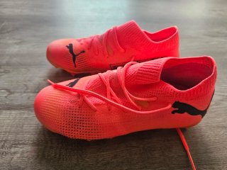 Botas de fútbol Puma Talla 32 Naranja/Rosa