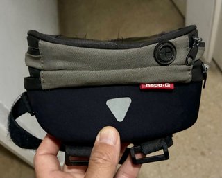 Estuche Bicicleta Cuadro Negro/Verde