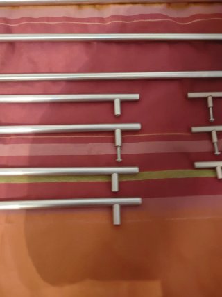 17 Tiradores de Acero Inoxidable