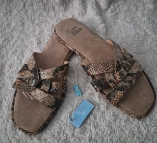 Sandalias Alma en Pena Piel Serpiente