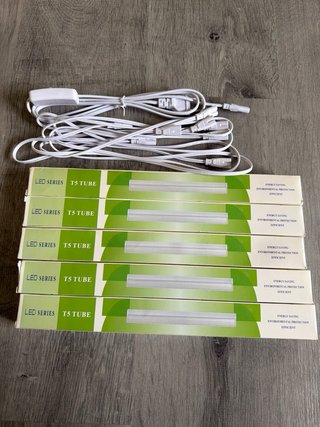 5 Tubos LED T5 para Cultivo Profesional