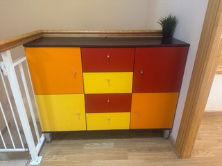 Mueble entrada/zapatero multicolor regulable