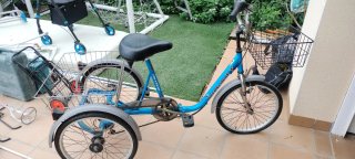 Triciclo Monty Azul con Cesta