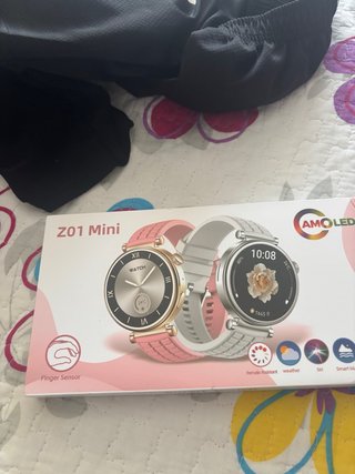 Reloj Inteligente Z01 Mini Rosa/Plata