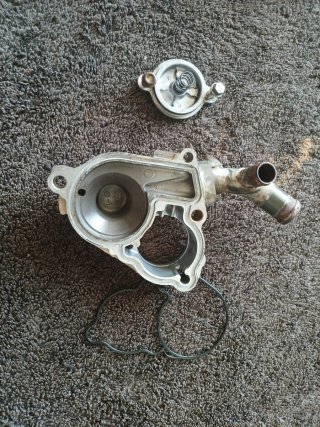 Tapa filtro y bomba agua Suzuki RMZ250