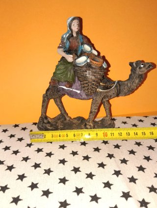 Lote figuras belén con camello