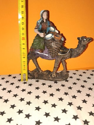 Lote figuras belén con camello