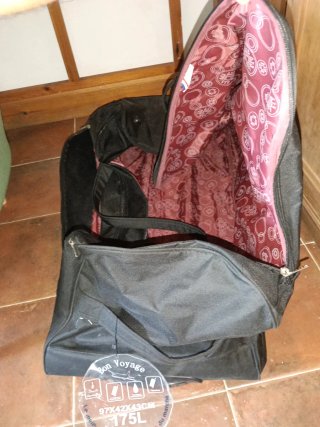 Maleta Grande Negra con Ruedas 175L
