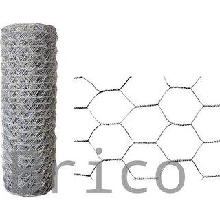 Malla Hexagonal Acero Galvanizado 19mm 1,5m 50m